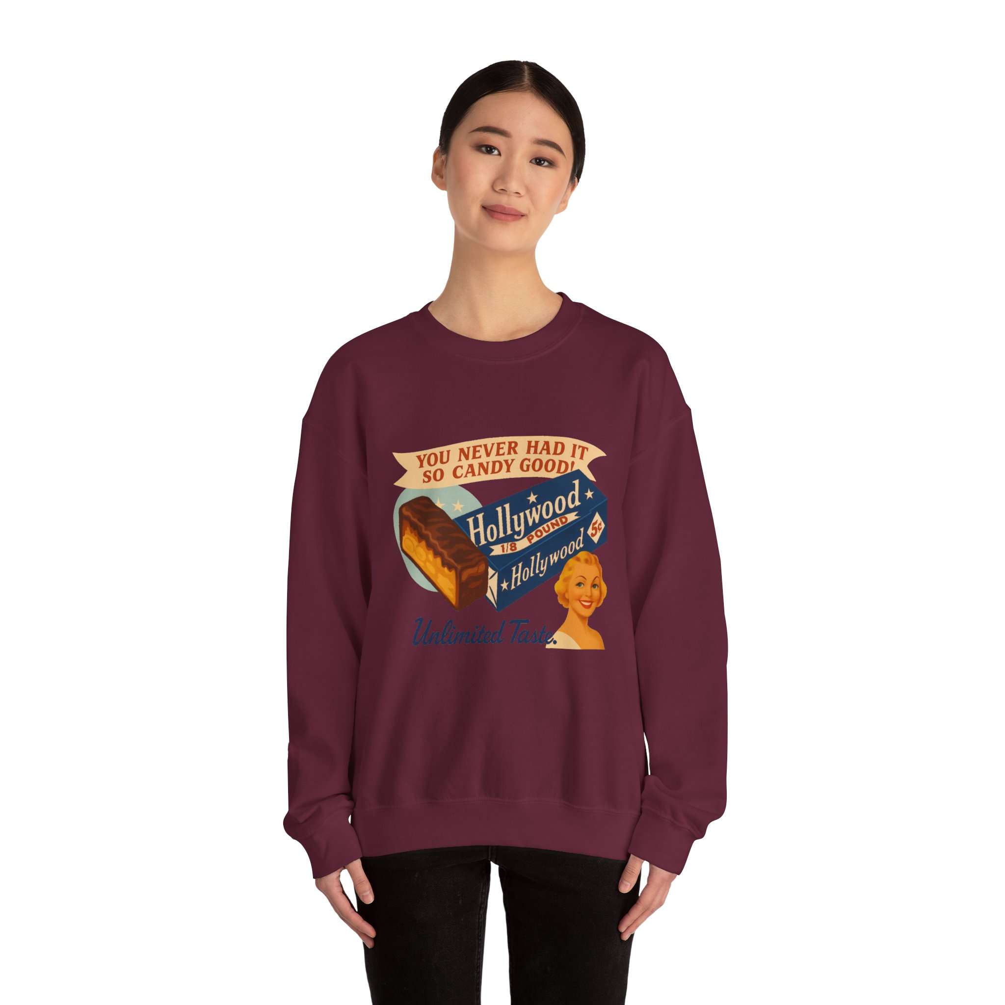 "Hollywood" Unisex Heavy Blend™ Crewneck Sweatshirt - Image 12