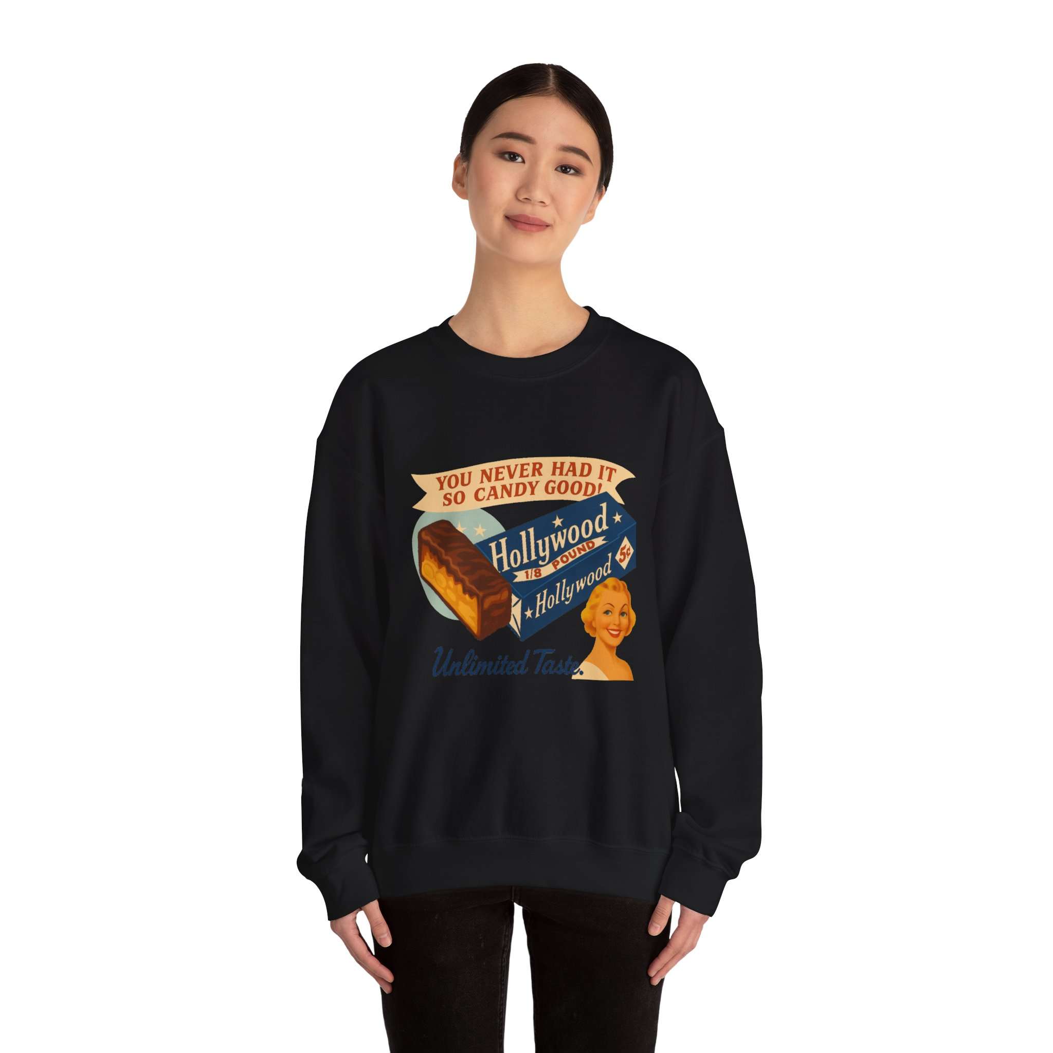 "Hollywood" Unisex Heavy Blend™ Crewneck Sweatshirt - Image 8