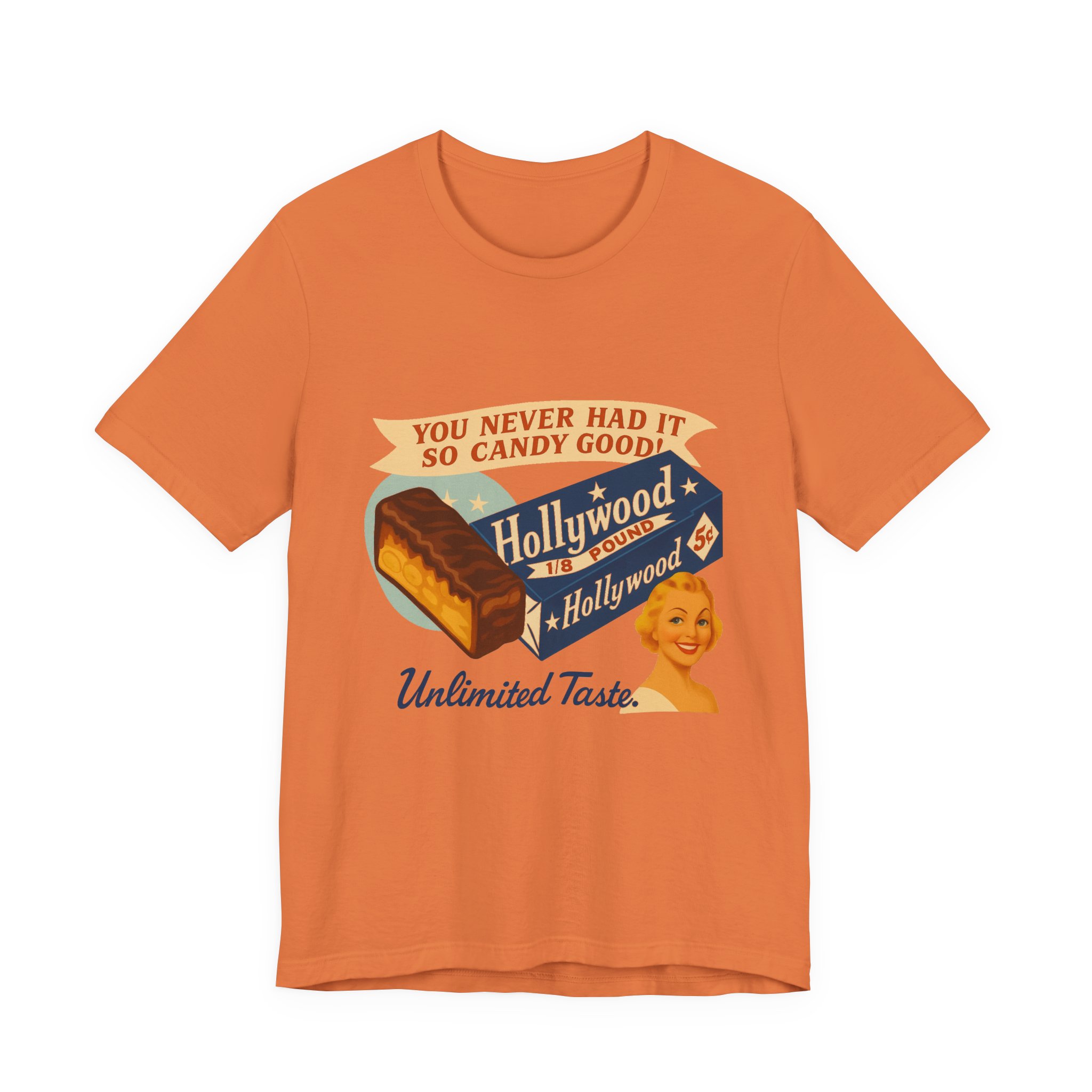 "Hollywood" Unisex Jersey Short Sleeve Tee - Image 4