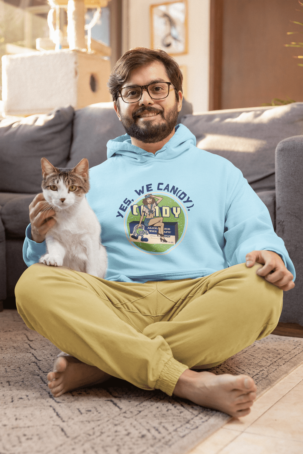 "Yes We Can(dy)"' Unisex Heavy Blend™ Hooded Sweatshirt