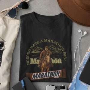 "Marathon" Retro Unisex Jersey Short Sleeve Tee