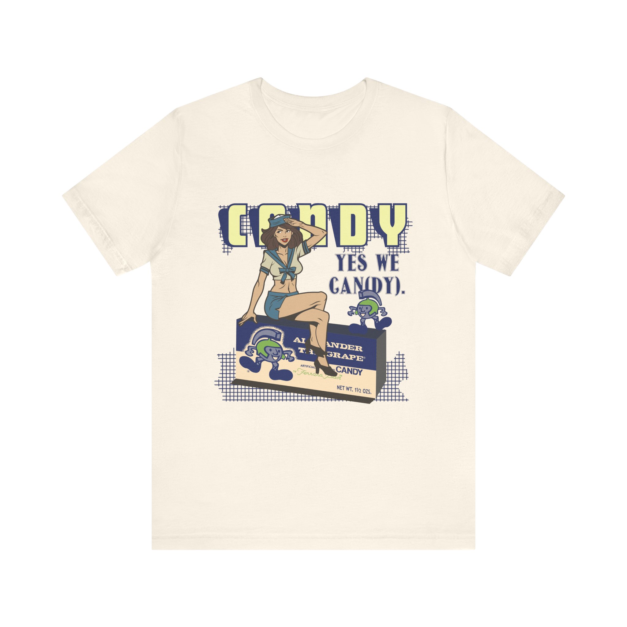 "Alexander the Grape" Unisex Jersey Short Sleeve Tee - Image 13